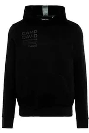 Camp David Hoodie Kapuzensweatshirt Hoodie (1-tlg) schwarz XL