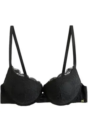 Next Push-up-BH BH mit Blumenspitze - Extremer Push-Up (1-tlg) schwarz 70