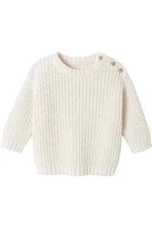 Vertbaudet Pullunder Baby Strickpullover weiß 68