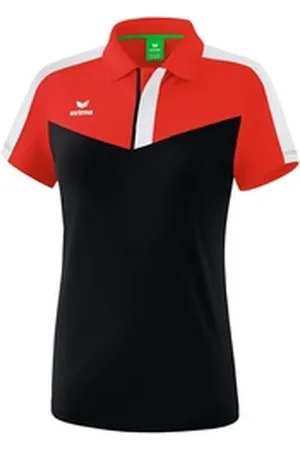 Erima Poloshirt Damen Squad Poloshirt rot|schwarz 38