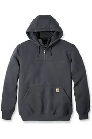 Carhartt Hoodie Heavyweight Quarter-Zip mit Stehkragen grau 2XL