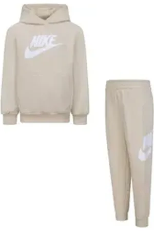 Nike Sportswear Jogginganzug NKN CLUB FLEECE SET (Set, 2-tlg), für Kinder beige 6 (116)