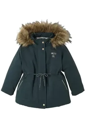 Vertbaudet Parka Mädchen 3-in-1-Winterjacke mit Recycling-Polyester grün 110