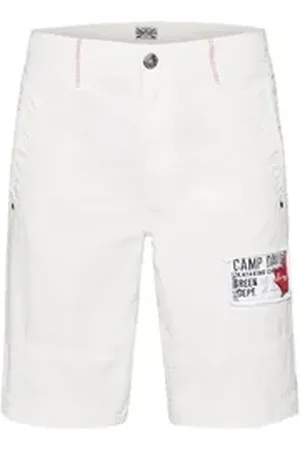 Camp David Sweatshorts Shorts Kurzhose (1-tlg) weiß XL