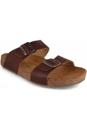 Haflinger Herren Bio Sandale Andrea, braun country, herren, sommer, leder, panto Hausschuh Outdoor geeignet braun 48 EU