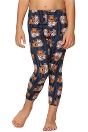 Merry Style Leggings Mädchen 3/4 Capri Leggings MS10-405 (1-tlg) elastischer Bund blau 140