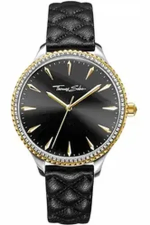 Thomas Sabo Quarzuhr Damenuhr WA0323-221-203-38MM Ø 38 mm Leder Armbanduhr
