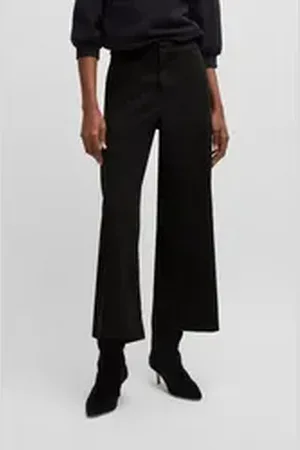 HUGO BOSS ORANGE Culotte C_Tahiana-D in weiter Beinform schwarz 40