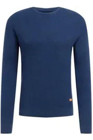 Blend Rundhalspullover Codford (1-tlg) blau M