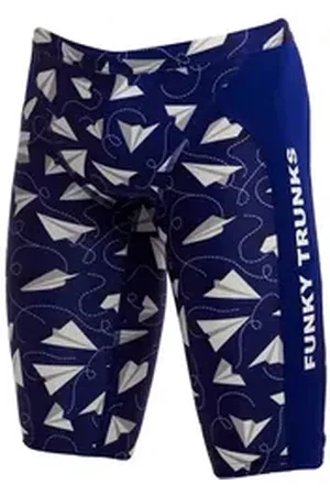 T.U.K. Badehose Paper Plain Jammer Badehose blau 140