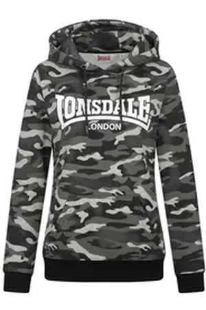 Lonsdale London Hoodie Damen Kapuzensweatshirt Clough grau XL