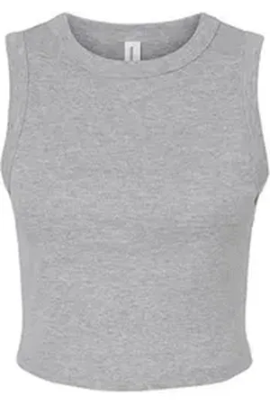 Bella + Canvas Tanktop Women ́s Micro Rib Muscle Crop Tank Damen Top L