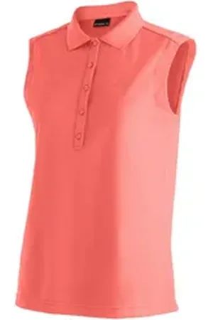 Maier Sports Poloshirt Ulrike sleeveless Damen Funktionsshirt, ärmelloses Freizeitshirt, Regular Fit rosa 40