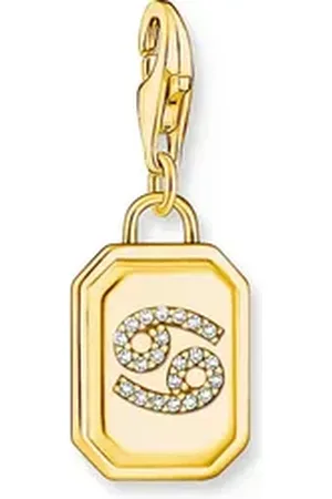 Thomas Sabo Kettenanhänger Damen-Charm 925er Silber Zirkonia bunt