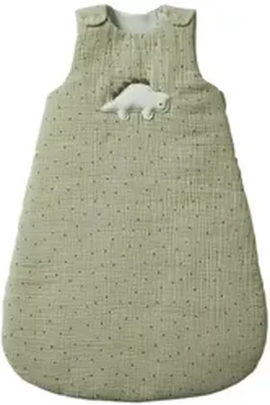 Vertbaudet Babyschlafsack Ärmelloser Baby Schlafsack KLEINER DINO, Sommerschlafsack, 2,5 TOG grün