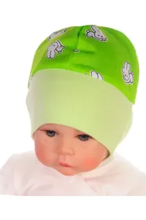 La Bortini Erstlingsmütze Baby Mütze Haube Mützchen für Neugeborene neutral bunt aus Baumwolle, elastisch, neutral, 34 35 36 37 38 39 40 41 grün 34-36cm KU