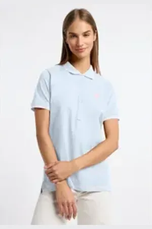 Frieda & Freddies Poloshirt Polo-shirt blau 38