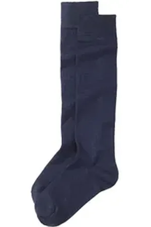 hessnatur Socken im 2er-Pack aus Bio-Merinowolle mit Bio-Baumwolle (2-Paar) blau 39-42