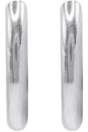 Heideman Paar Ohrstecker Lasse silberfarben poliert (Ohrringe, inkl. Geschenkverpackung), Creole Männer silberfarben