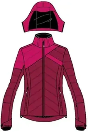 CMP Skijacke Damen Skijacke Woman Jacket Zip Hood 3W0676 rot 42