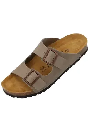 Palado Korfu Oiled Premium Leather Herren Pantolette grau 41 EU