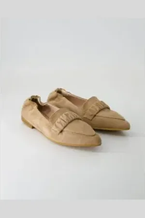 Dirndl + Bua 2061 Schnürschuh beige|braun 38 EU