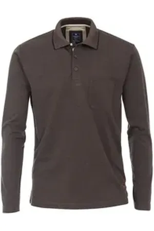 Redmond Langarm-Poloshirt 912111 grau XL
