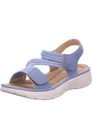 Scandi Keilsandalette blau 40 EU