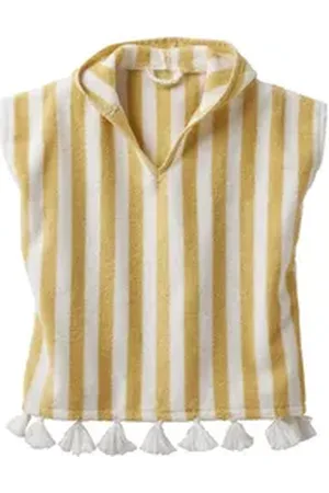 Vertbaudet Badeponcho Baby Badeponcho, Frottee gelb 74/80