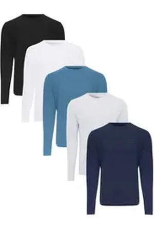 Threadbare Langarmshirt (1-tlg) im praktischen 5er-Pack bunt L