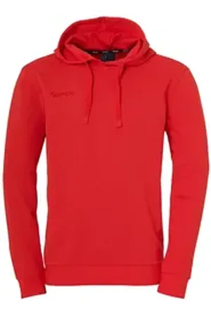 Kempa Hoodie Kapuzenpullover Hoodie (1-tlg) rot|schwarz 140