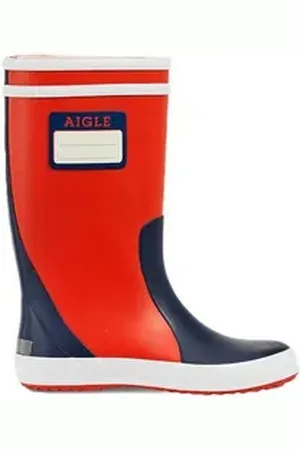 Aigle Lolly-Pop Label Color Block marineblau/rot Gummistiefel 33 EU