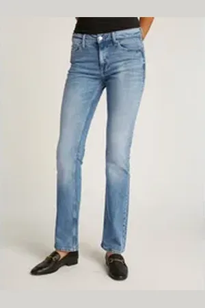 Tommy Hilfiger Bootcut-Jeans Maddie Mid Rise Bootcut in hellblauer Waschung blau 27