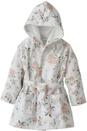 Vertbaudet Bademantel Kinder Bademantel ROSENTRAUM, Frottee rosa 128