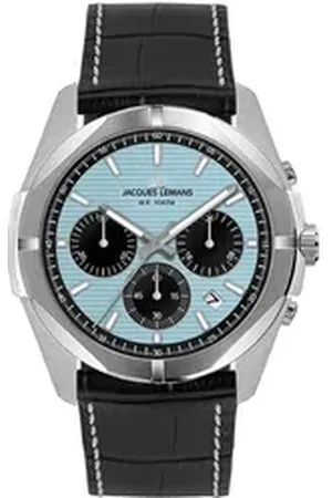 Jacques Lemans Quarzuhr Chronograph Melbourne 10 Bar Wasserdicht blau