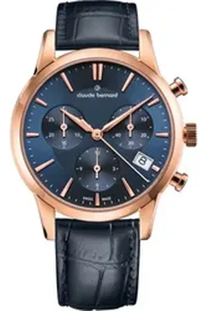 Claude Bernard Quarzuhr 10231-37R-BUIR Damenuhr Classic Chronograph 35mm 5ATM 10231-37R-BUIR Damenuhr Classic Chronograph 35mm 5ATM