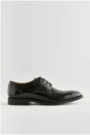 Next Derby-Hochglanzschuhe mit eckiger Zehenpartie Schnürschuh (1-tlg) schwarz 44 EU