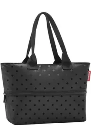 Reisenthel ® Tragetasche SHOPPER E1, 18 Liter, Schwarz, Polyester, (1-tlg), mit Reißverschluss, wasserabweisend schwarz