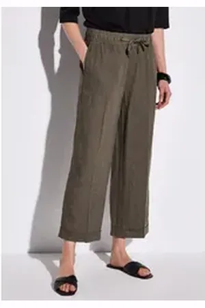 Street one Culotte Styel EMEE mit elastischem Bund mit Tunnelzug braun 36