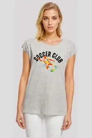 F4NT4STIC T-Shirt Soccer Club Sport Fan Artwork Premium Qualität grau 3XL