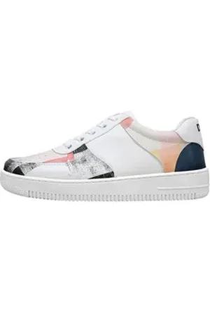 Dogo Damen Dice Sneakers Geometric Shapes Vegan Damen Sneaker / Sneaker Vegan weiß 41 EU