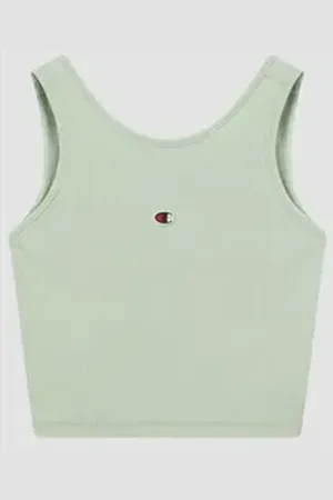 Champion Tanktop ICONS WASH Crop Tank grün XS (36)