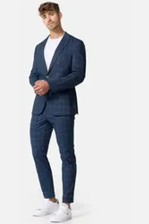 Jeff Anzug JFTate SET (Set, 2-tlg., Anzug Set) Set aus Hose und Sakko grau 46