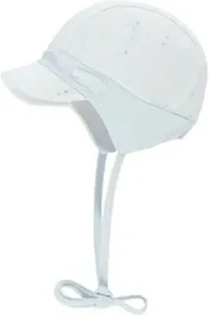 Döll Ballonmütze DÖLL® Baby Jungen Ballon-Bindemütze mit Shirm Giraffe blau 45