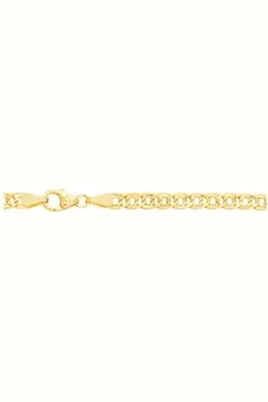 HOPLO Goldarmband Goldkette Panzerkette Länge 50cm - Breite 3,5mm - 333-8 Karat Gold