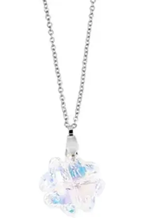 Akzent Kette mit Anhänger 002895450022 Edelstahl Damen Ankerkette, Länge: 45 cm / (Einzeln) silberfarben