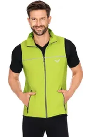 Trigema Steppweste Atmungsaktive Sport-Weste (1-tlg) gelb XXXL