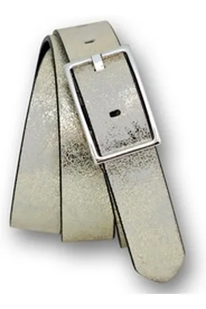 Vittozzi Ledergürtel 954-GA-30 goldfarben 105cm