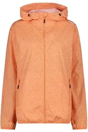 CMP Regenjacke Damen Regenjacke WOMAN RAIN FIX HOOD JACKET 31X7296 orange 34