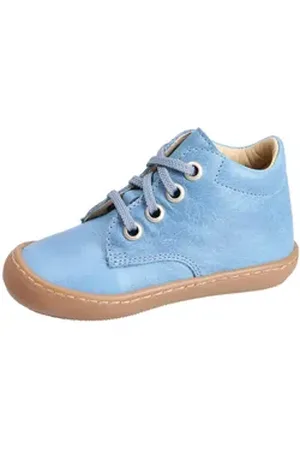 Däumling Unisex Kinder Lauflern Salli Lauflernschu Schnürstiefel blau 26,0